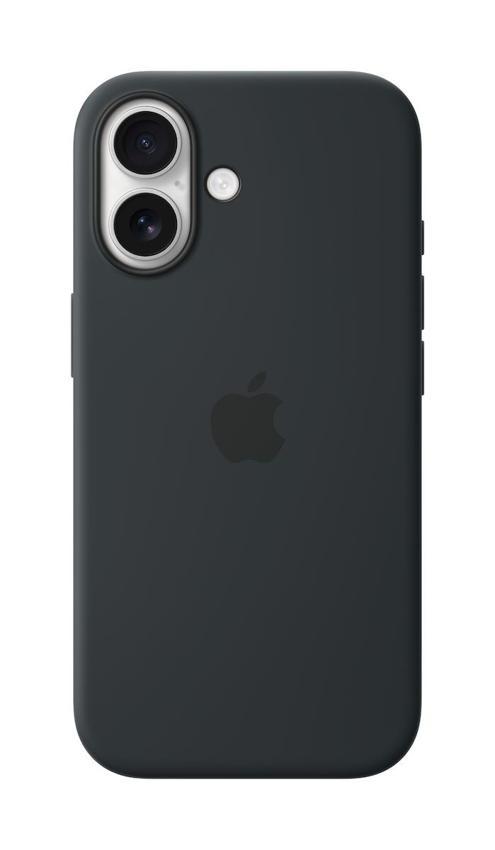 Back panel cover Apple MGF14ZM/A iPhone 17 Silicone Case with MagSafe, Black