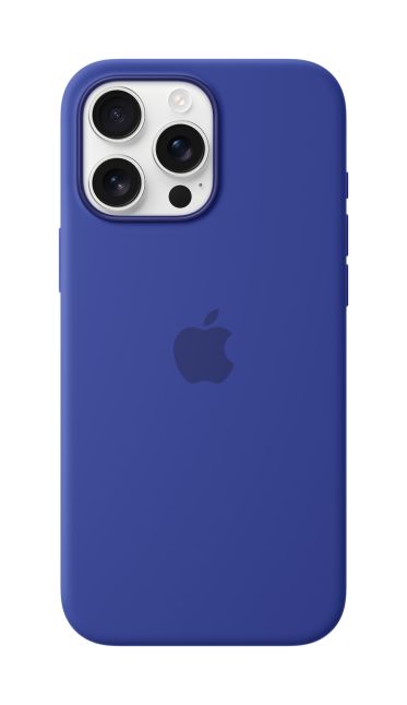Back panel cover Apple  MYYY3ZM/A iPhone 16 Pro Max Silicone Case with MagSafe, Ultramarine