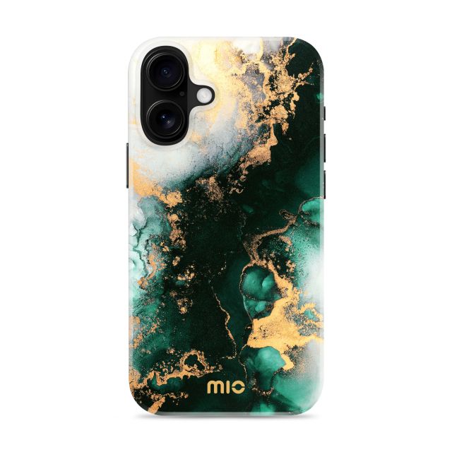 Чехол на заднюю панель Mio  MIO Green Marble Magsafe Compatible for iPhone 16 Plus