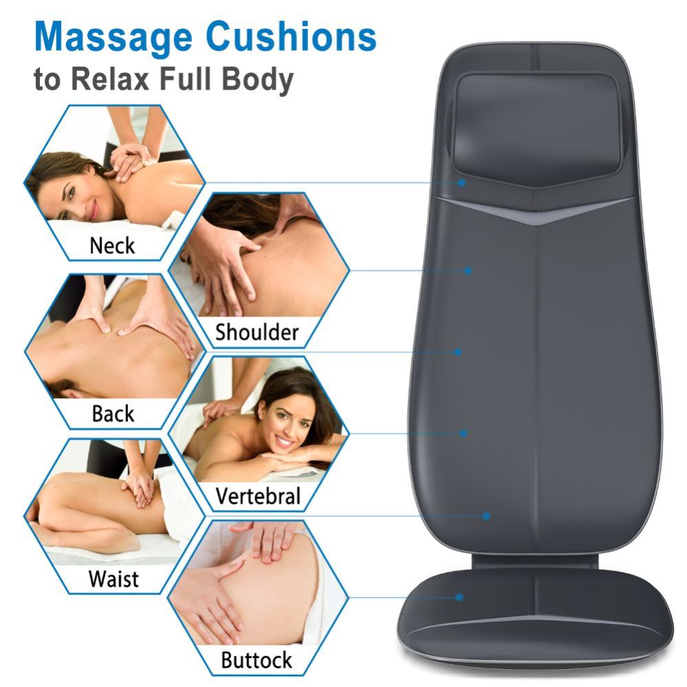 Умное устройство renpho  RENPHO Neck & Back Massage Cushion S Black