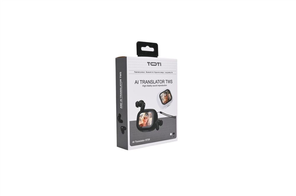 Проводные наушники Toti  Toti TWS AI Translator ST25, Black