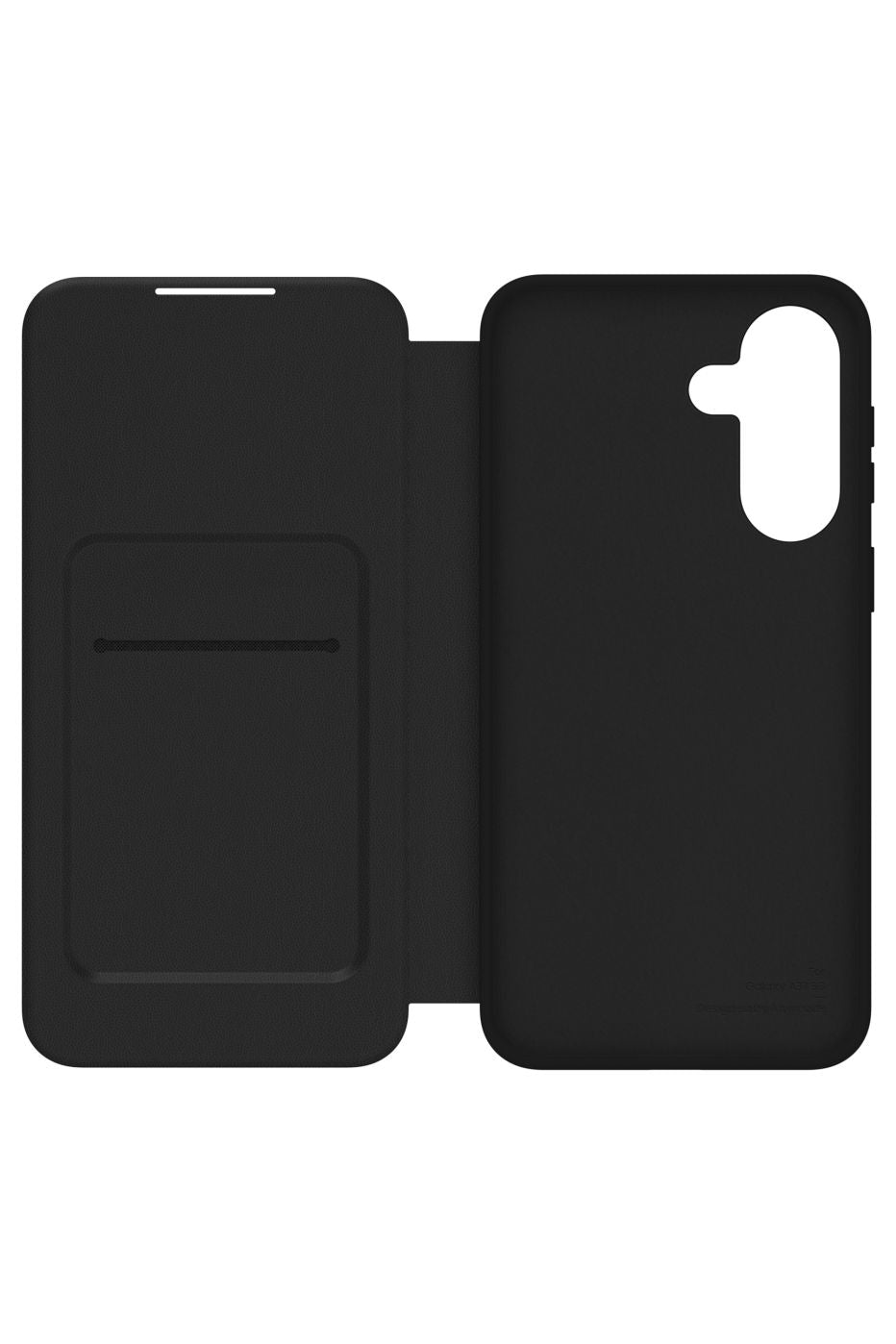 Back panel cover Samsung FWA376A Wallet Flip Case Samsung Galaxy A37, Black