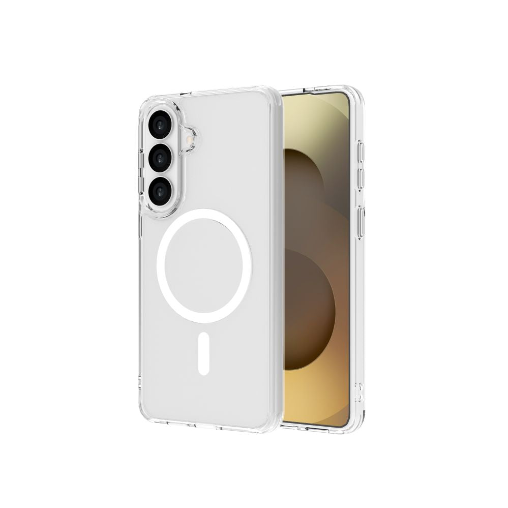 Back panel cover Just Must  JM Crystal with magsafe for Galaxy S26 Plus Clear
