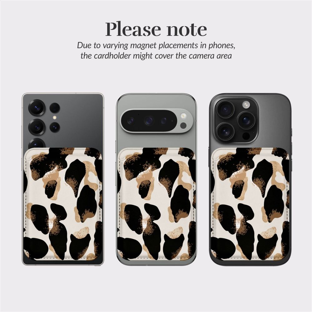 Чехол на заднюю панель Mio  MIO Leopard Magsafe Case Compatible Card Holder