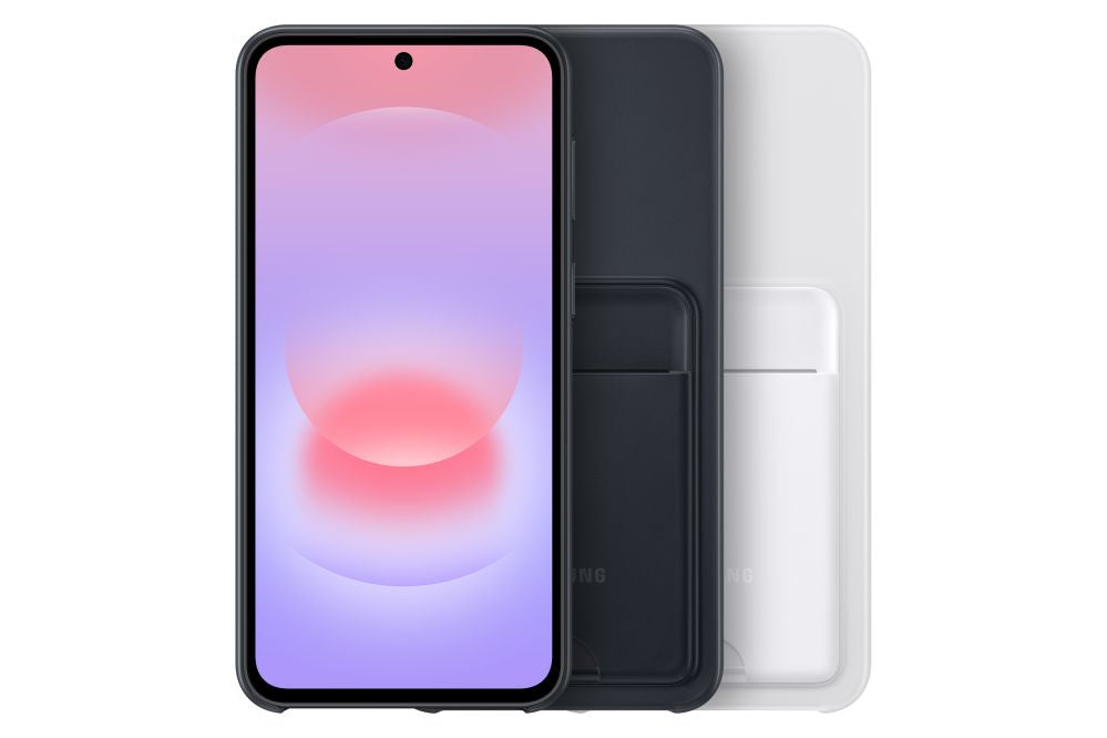 Back panel cover Samsung  OA376TJE Card Slot Case Case Samsung Galaxy A37, Light Gray