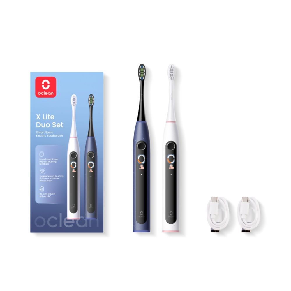 Muud kaubad oclean  Oclean Electric Toothbrush X Lite Duo Set Dark Blue&Grey