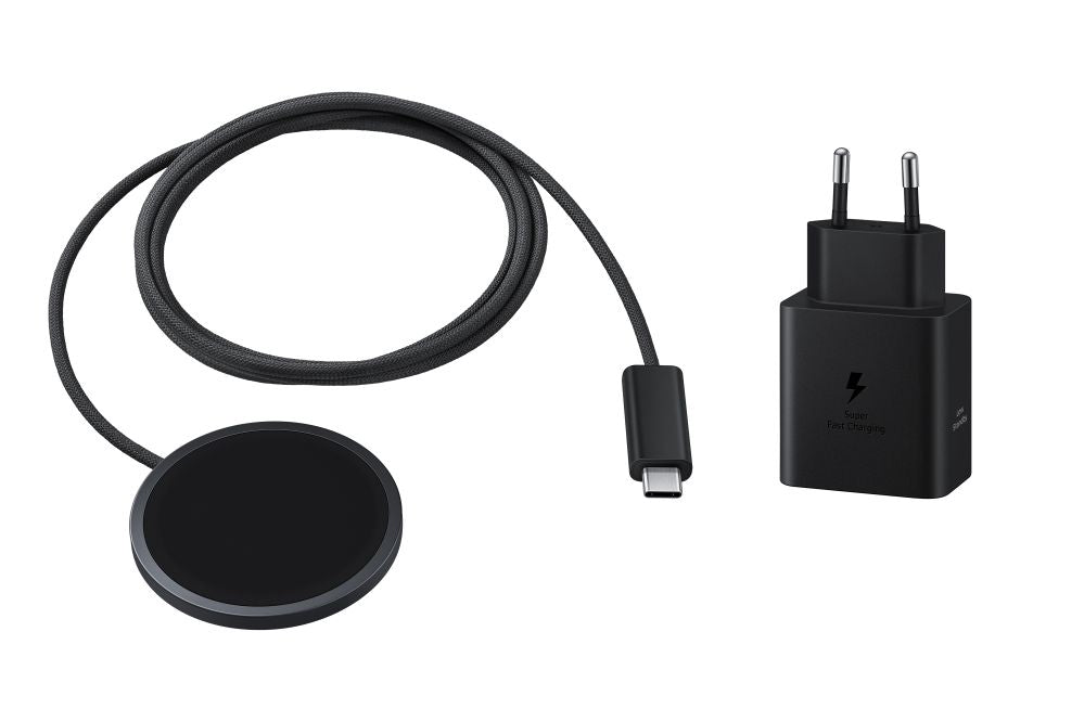 Wireless charger Samsung  P2900BBEGWW 25W Magnet Wireless Charger + 45W Wired Charger, Black