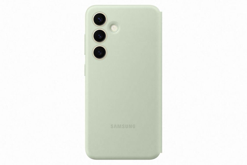 Back panel cover Samsung  ZS921CGE Smart View Wallet Case Samsung Galaxy S24, Light Green