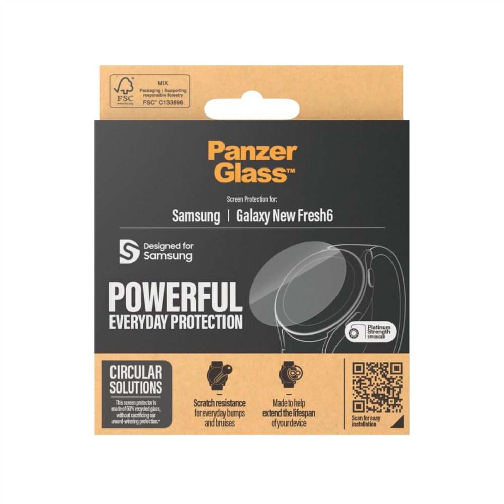 Защитное стекло PanzerGlass  PanzerGlass screen protector for Samsung Watch7 (44mm)