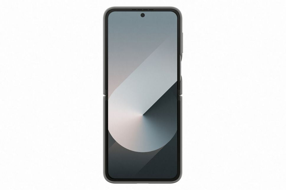 Back panel cover Samsung  PF741TJEGWW Silicone Case Samsung Galaxy Flip6, Gray