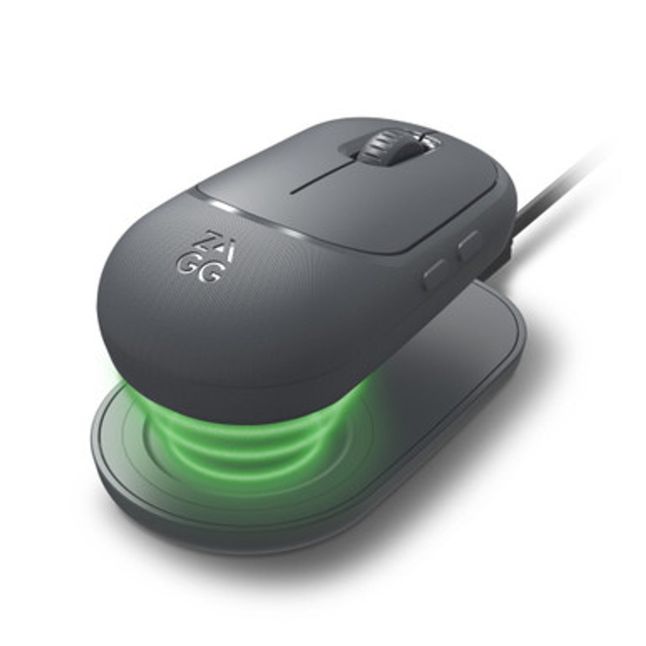 Other Computer Accessory Zagg  ZAGG-Promouse- Wireless Mouse & Wireless Charge Pad-Charcoal