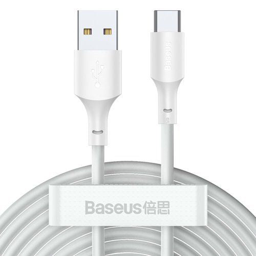 Kaabel Baseus  Cable kit (USB - USB Type C 2 pcs). Power Delivery Quick Charge 40W 5A 1.5m white
