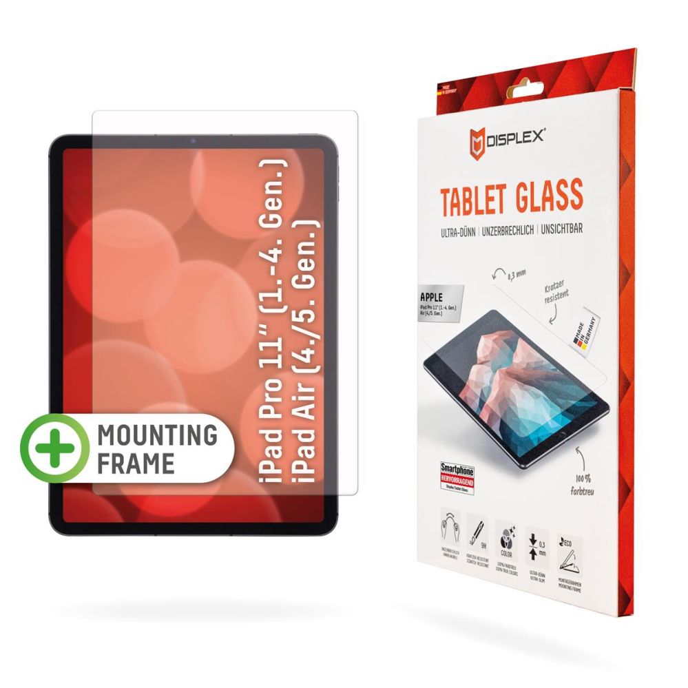 Kaitseklaasid displex  DISPLEX Tablet Glass iPad Pro11"(1/2/3/4)/Air(4/5)