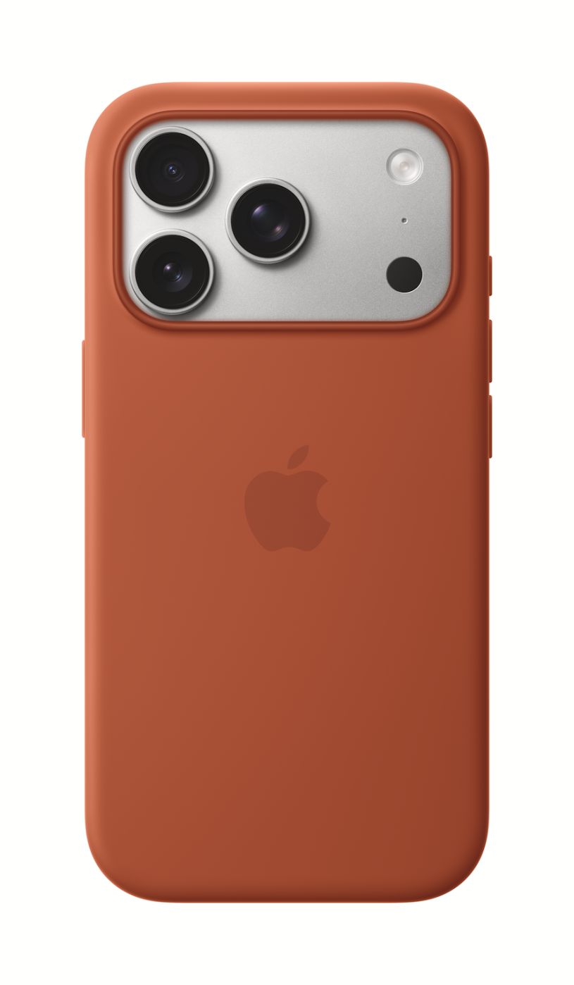 Back panel cover Apple  MGFJ4ZM/A iPhone 17 Pro Silicone Case with MagSafe, Terra Cotta