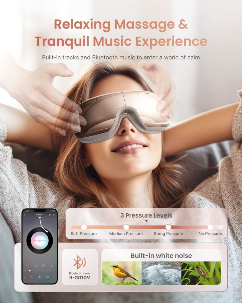 Smart device renpho  RENPHO Eyeris 3 Eye Massager Rose