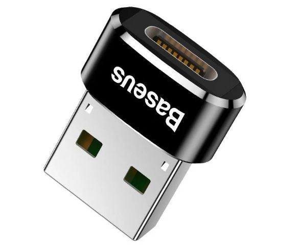 Adapter Baseus  Baseus adapter from USB Type-C to USB Black