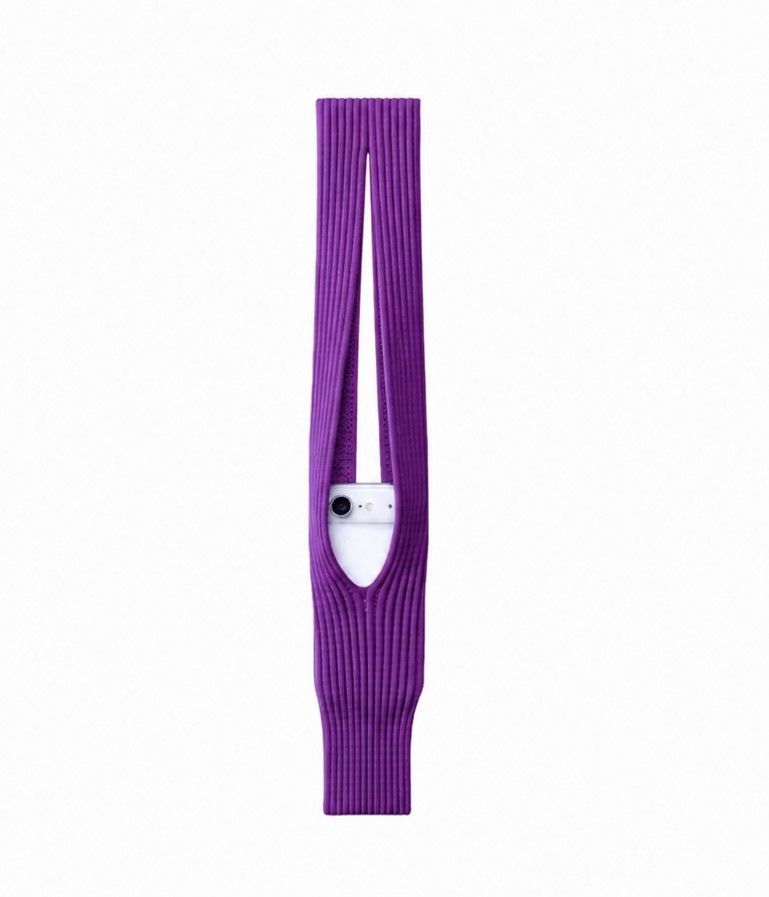 Tagakaaned machino  MACHINO iPhone sock SHORT SIZE  (40cm) Purple