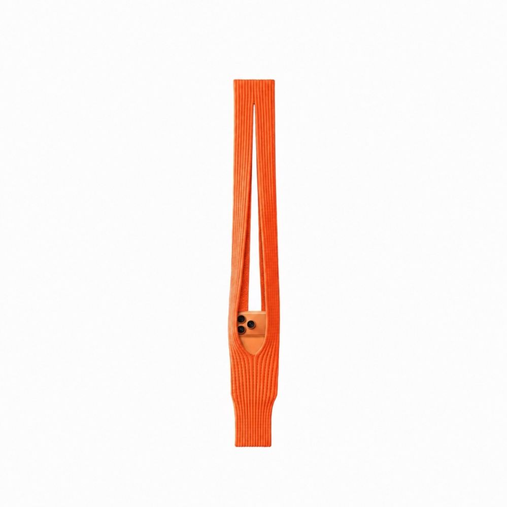 Back panel cover machino  MACHINO iPhone sock SHORT SIZE (40cm) Orange