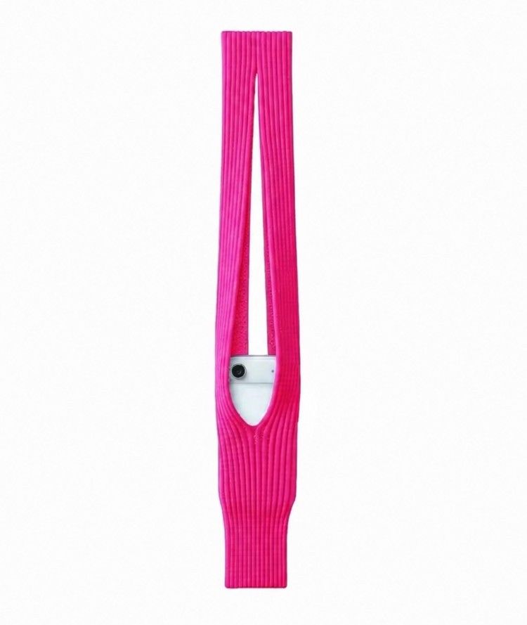 Back panel cover machino  MACHINO iPhone sock SHORT SIZE (40cm) Red