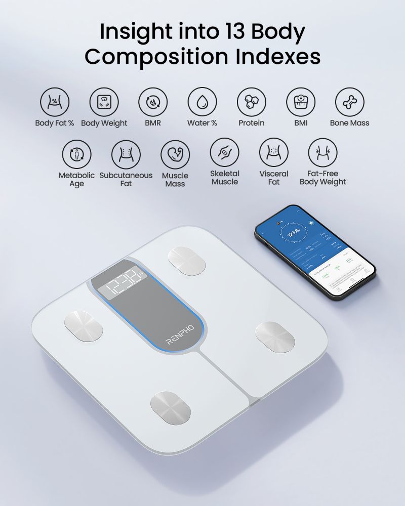 Scales Renpho RENPHO Elis 1C Smart Body Scale White
