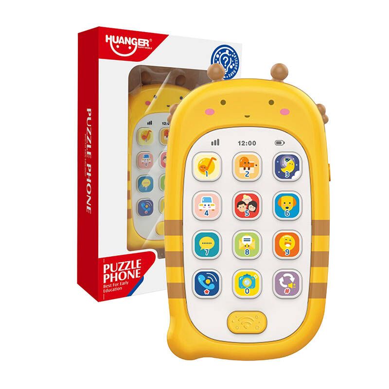 Muu telefoni lisavarustus Huanger  Huanger HE0536 toy phone with recording function (yellow)