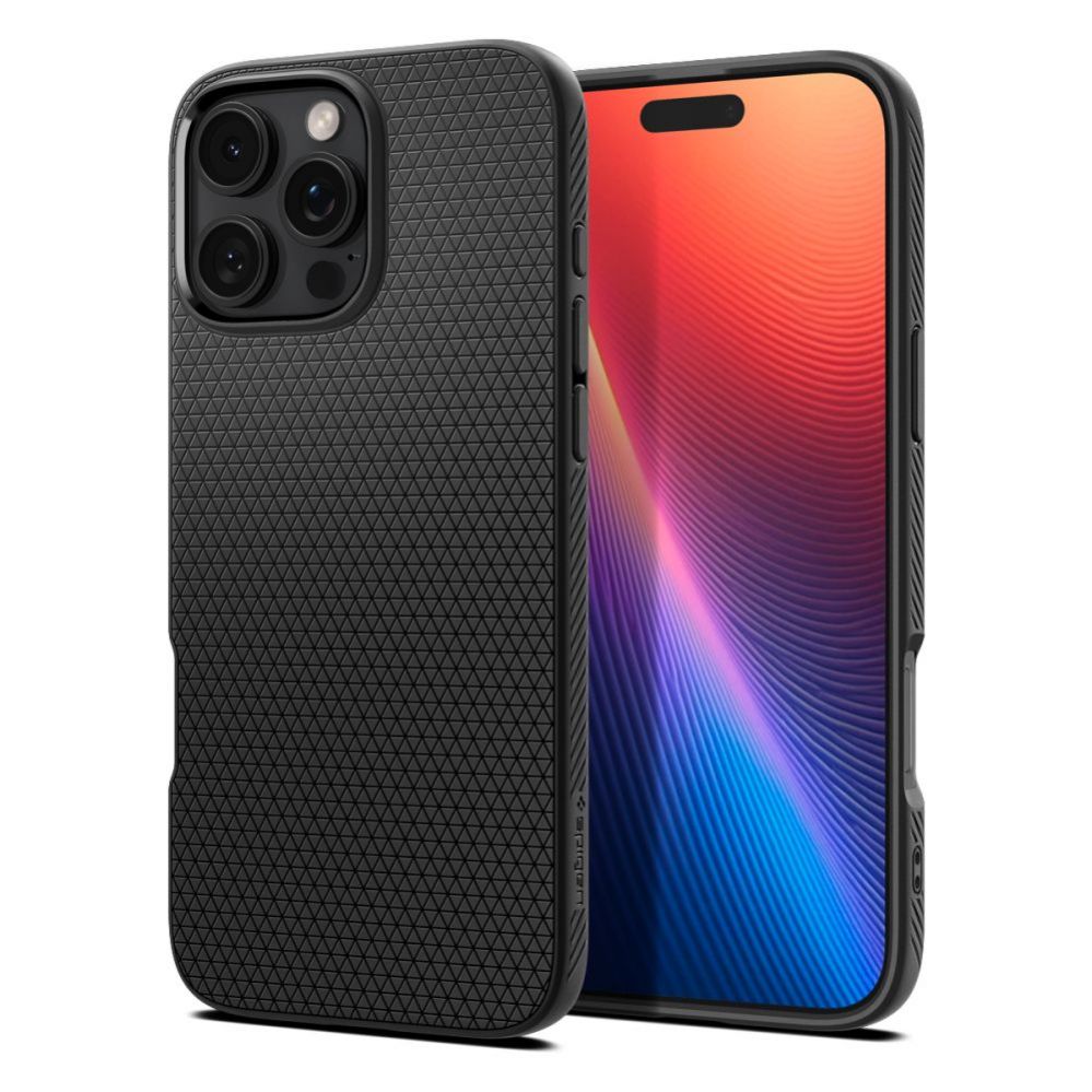 Tagakaaned Spigen  Spigen Liquid Air Case for iPhone 16 Pro Max - Black