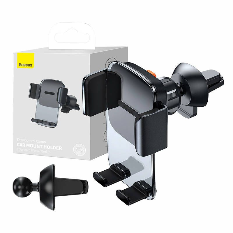 Авто держатель Baseus  Baseus Easy Control Clamp car holder for grid (black)
