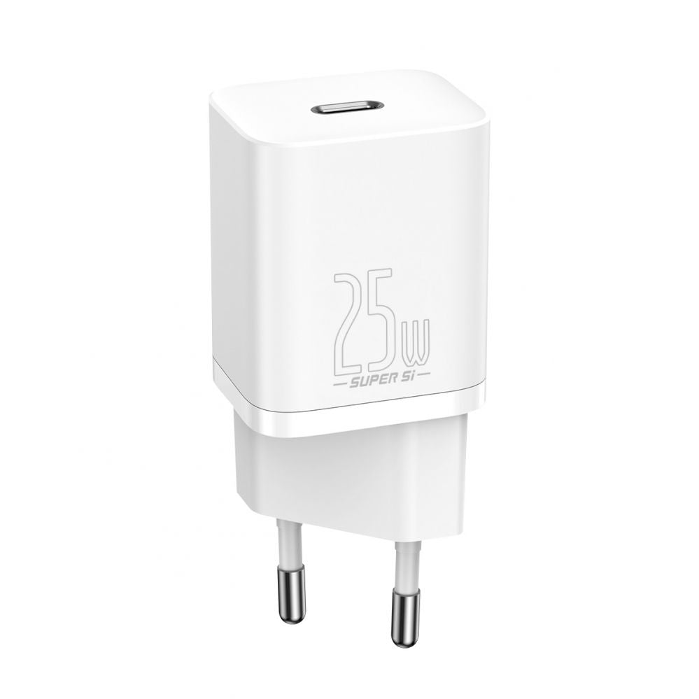 Adaptrid Baseus  Wall charger Baseus Super Si Quick Charger 1C 25W (white)