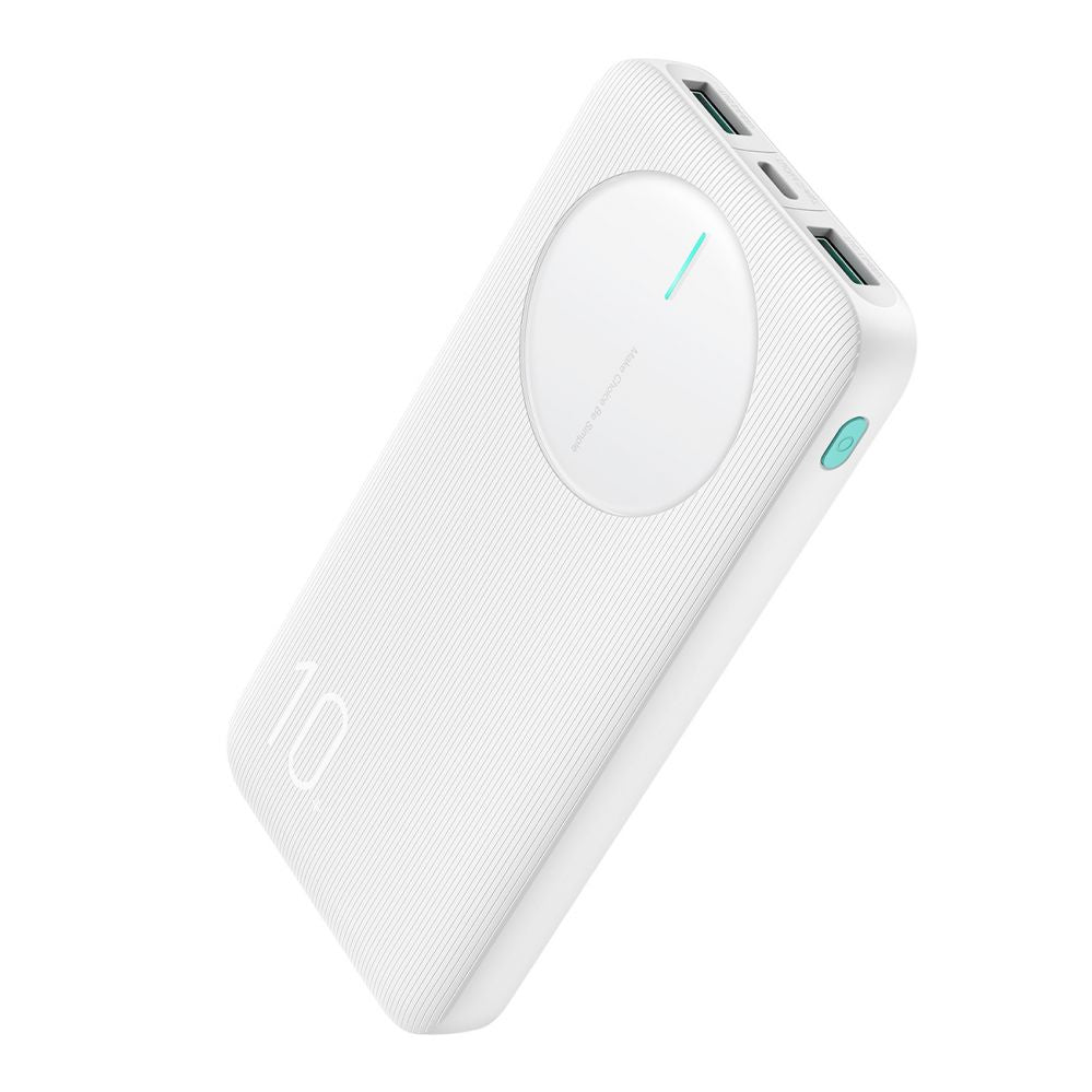 Power bank Joyroom  Powerbank Joyroom JR-PBF12 10000mAh 2.4A 2x USB-A 1x USB-C - white