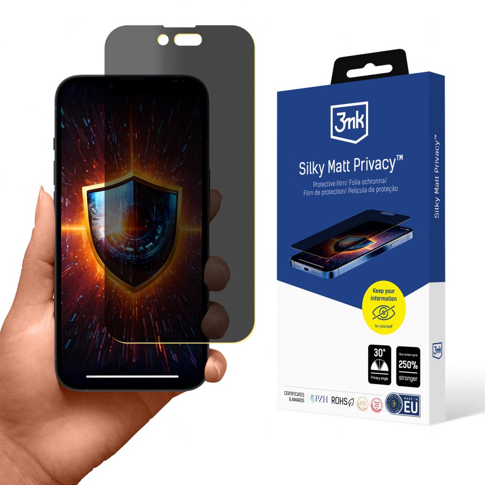 Другой аксессуар для телефона 3MK  3mk Silky Matt Privacy Matte Privacy Film for iPhone 14 Pro