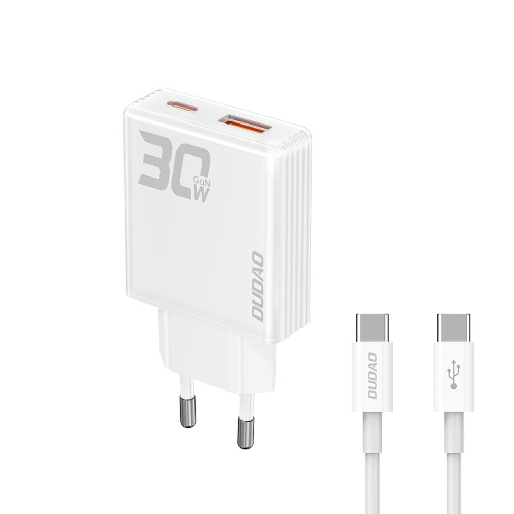 Adaptrid Dudao  with USB‑C cable White