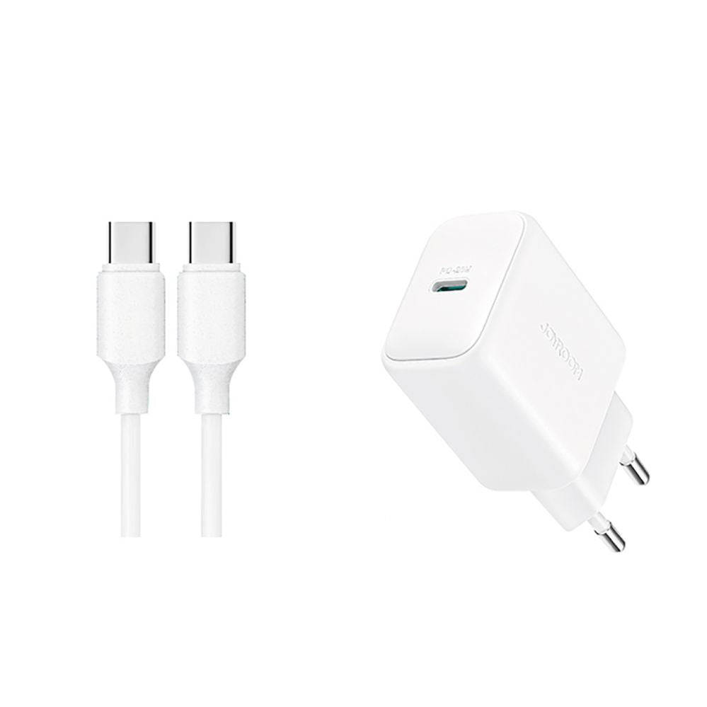 Адаптер Joyroom  Joyroom JR-TCF20 wall charger with a USB-C connector with a power of up to 20W (with USB-C / USB-C cable)