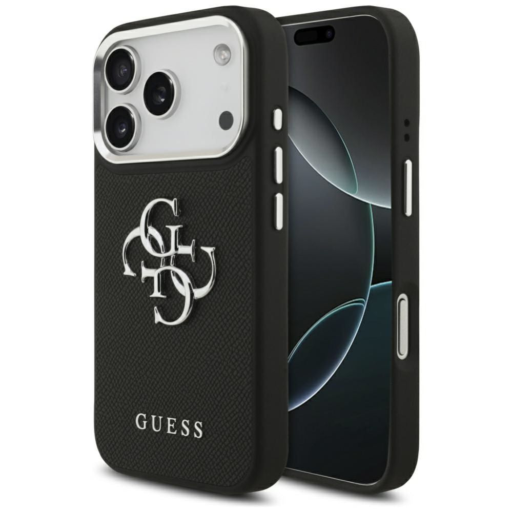 Другие товары Guess  Guess Grained Big 4G Classic Logo case for iPhone 17 Pro - black