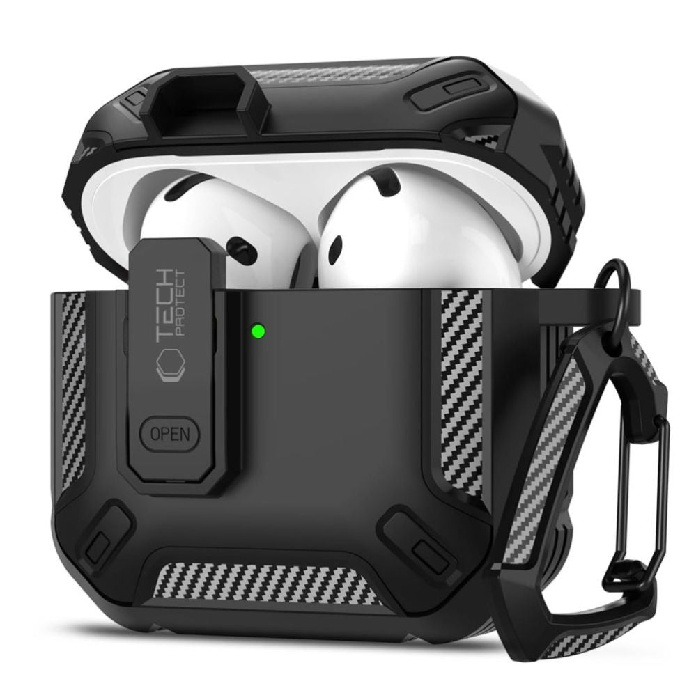 Другие товары Tech-Protect  Tech-Protect Carbonox Case for AirPods 4 - Black