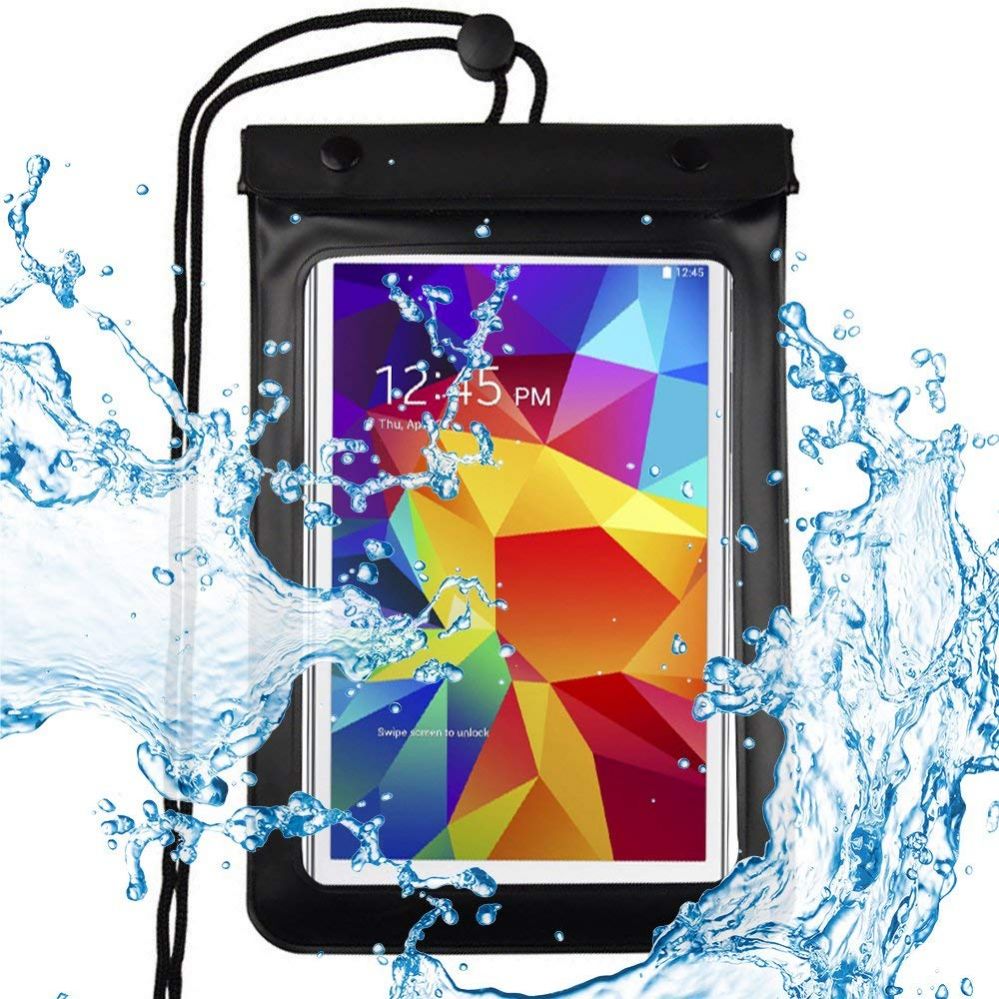 Teised Hurtel  Universal waterproof case for phone / tablet up to 8 inches black