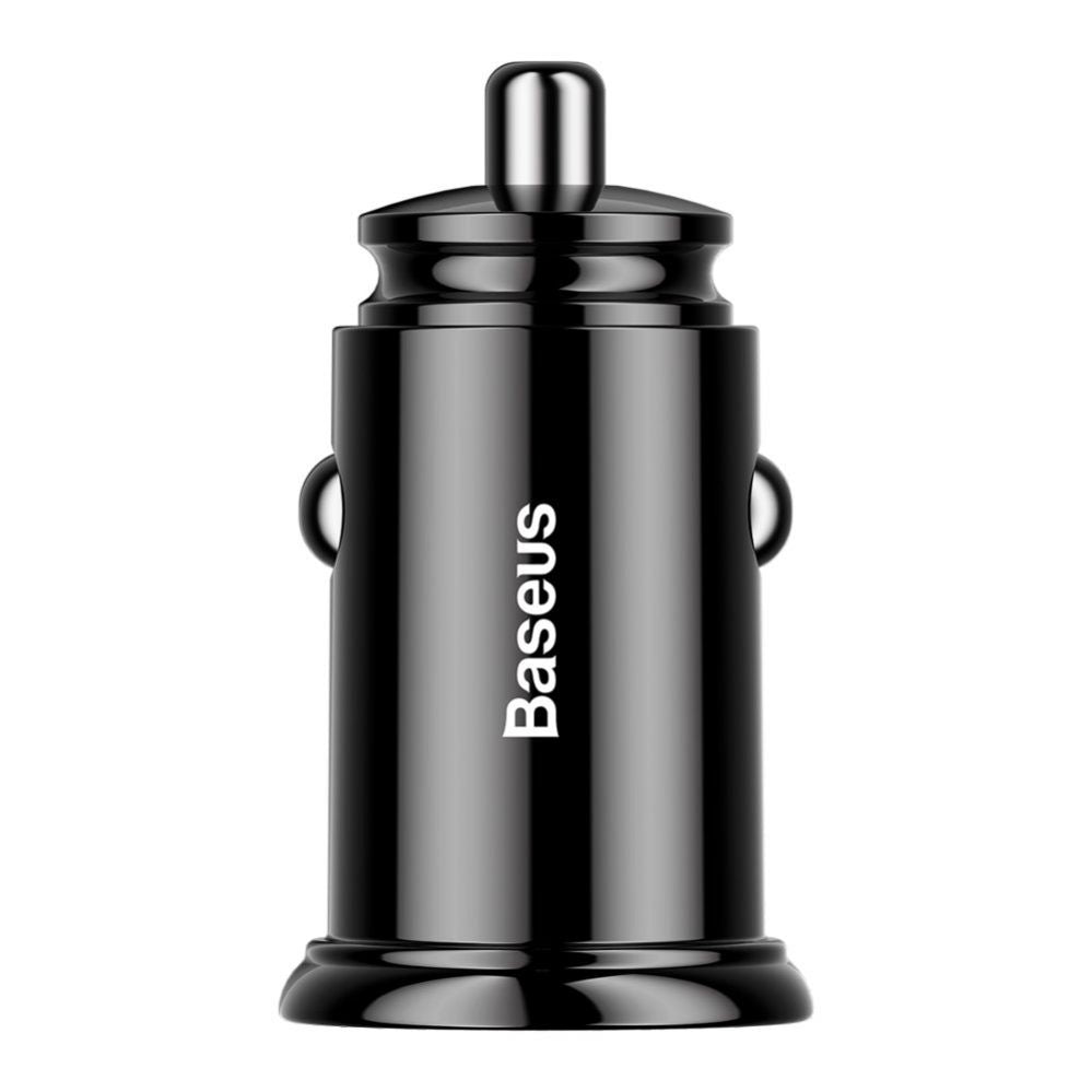 Kaabel Baseus  Baseus Circular smart car charger 2x USB QC3.0 Quick Charge 3.0 SCP AFC 30W black (CCALL-YD01)