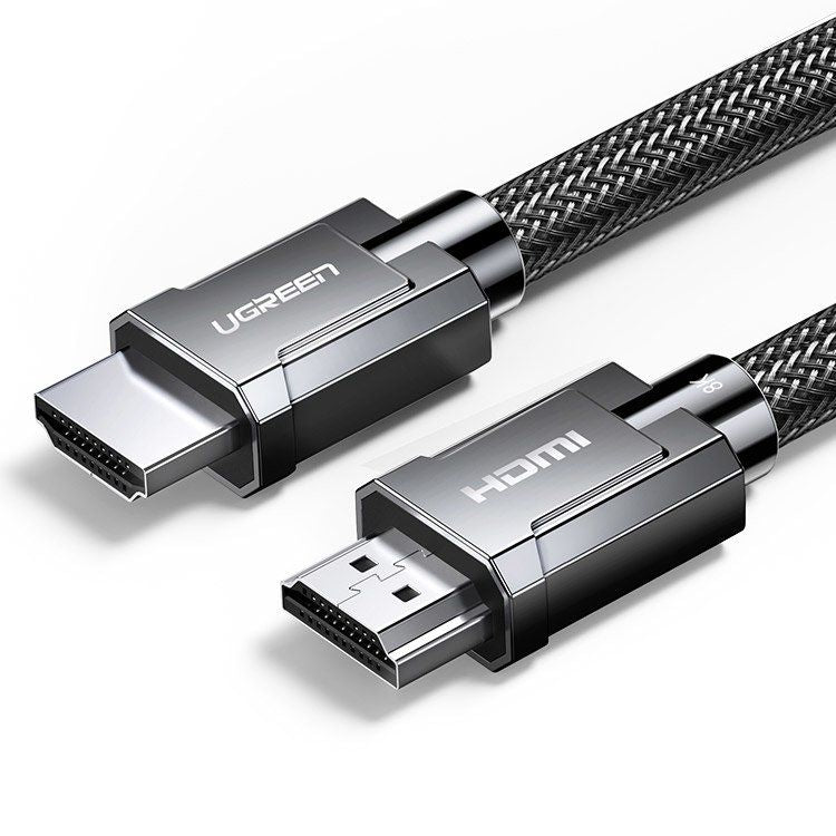 Кабель Ugreen  Ugreen cable HDMI 2.1 cable 8K 60 Hz / 4K 120 Hz 3D 48 Gbps HDR VRR QMS ALLM eARC QFT 2 m gray (HD135 70321)