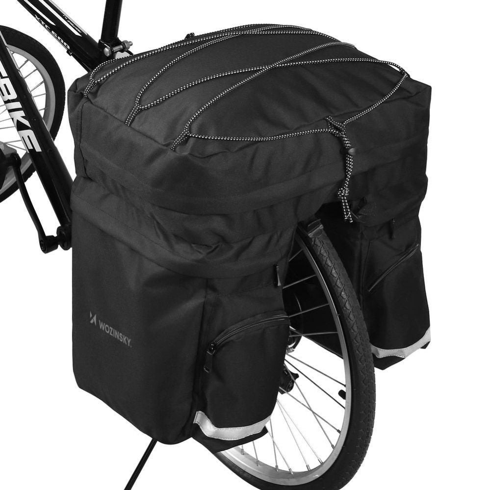Аксессуар для велосипеда Wozinsky  Wozinsky 60L spacious bike rack bag (rain cover included) black (WBB13BK)