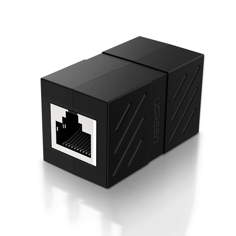 Переходник Ugreen  Ugreen Network Connector Ethernet RJ45 10 Gbps Network Cable Connector Black (NW114 20390) Black