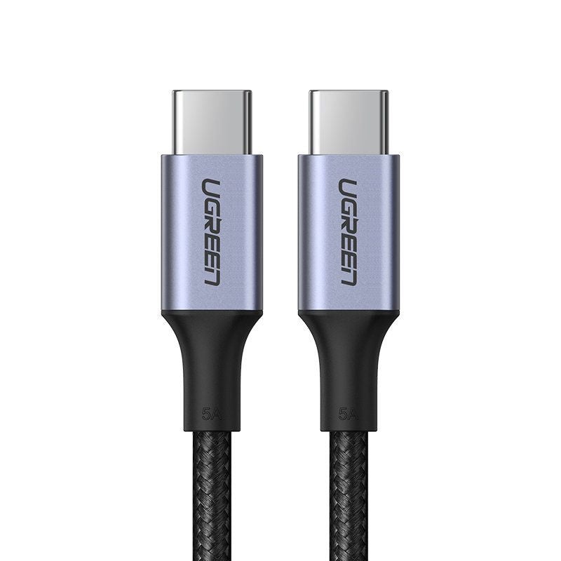 Kaabel Ugreen  Ugreen US316 90120 USB-C - USB-C PD QC FCP cable 100W 5A 480Mb/s 3m - gray