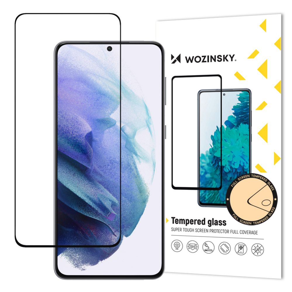 Защитное стекло Wozinsky  Wozinsky super durable Full Glue tempered glass full screen with frame Case Friendly Samsung Galaxy S22 black