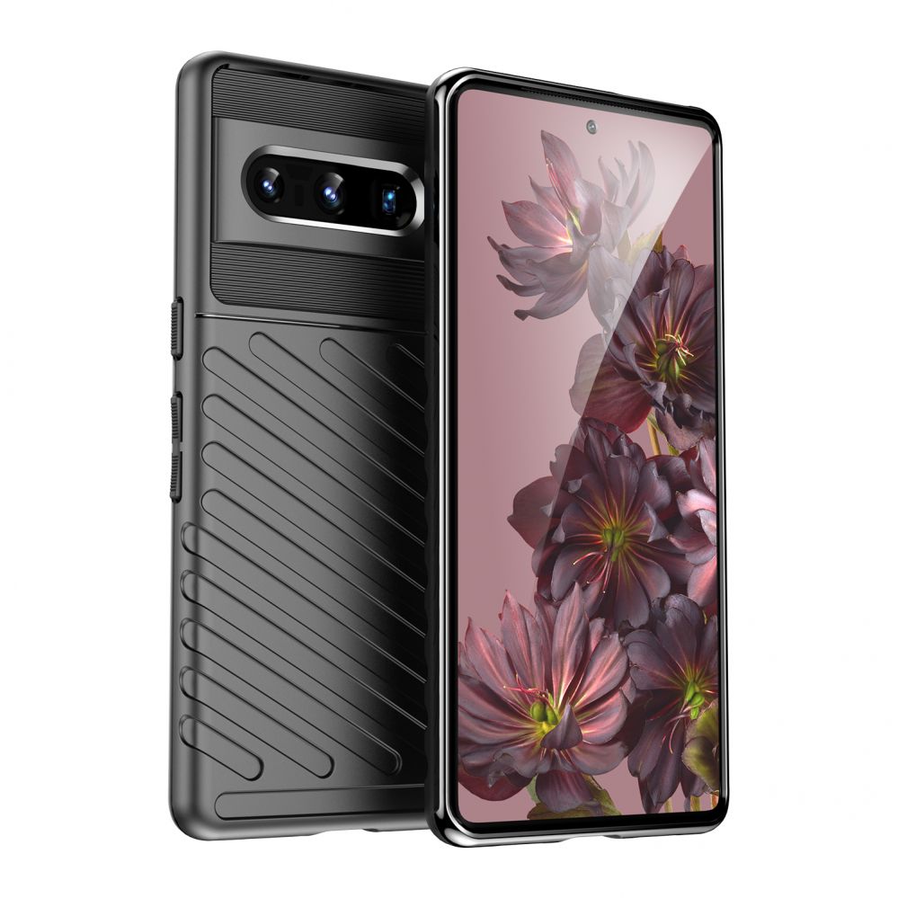 Tagakaaned Hurtel  Thunder Case flexible armored cover for Google Pixel 7 Pro black
