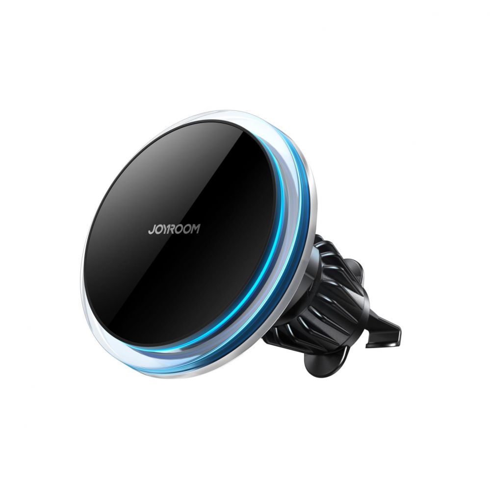 Automaatne hoidja Joyroom  Joyroom car phone holder with 15W Qi inductive charger (MagSafe compatible) for air vent, silver (JR-ZS291) Black