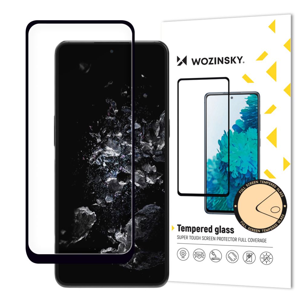 Kaitseklaasid Wozinsky  Wozinsky Full Glue Tempered Glass Full Screen Tempered Glass for OnePlus 10T / OnePlus Ace Pro 9H Full Screen with Black Frame