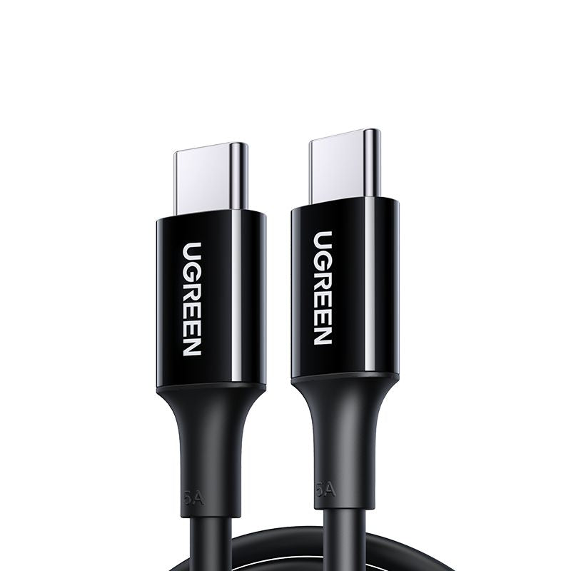 Kaabel Ugreen  US300 USB-C / USB-C cable 480Mb/s 5A 1m Black