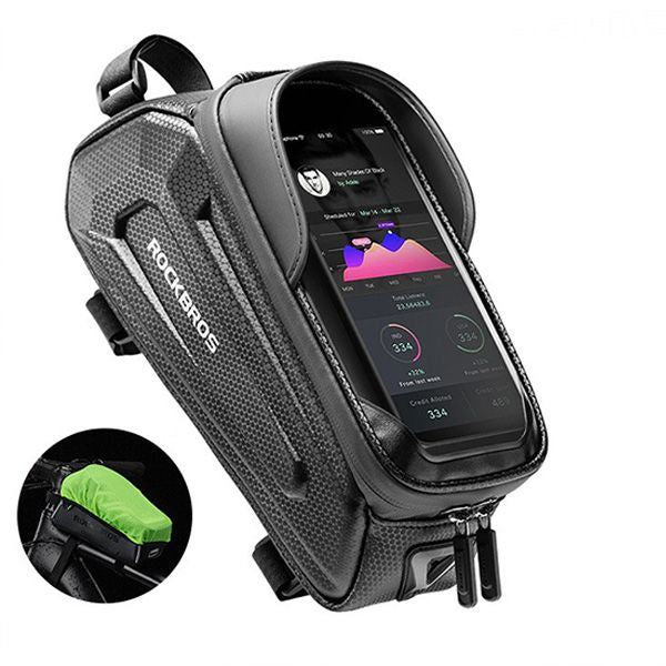 Jalgratta tarvik Rockbros  Rockbros B68 Bike Pannier for Frame, Armored, with Phone Pocket and Cover, 1.7L - Black