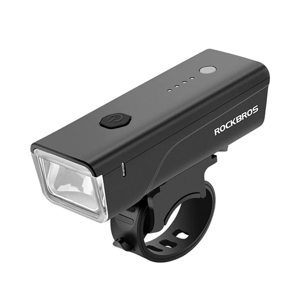 Bicycle accessory Rockbros  Rockbros 24510003001 Front Bike Light 260 lm + USB-C - USB-A Cable - Black