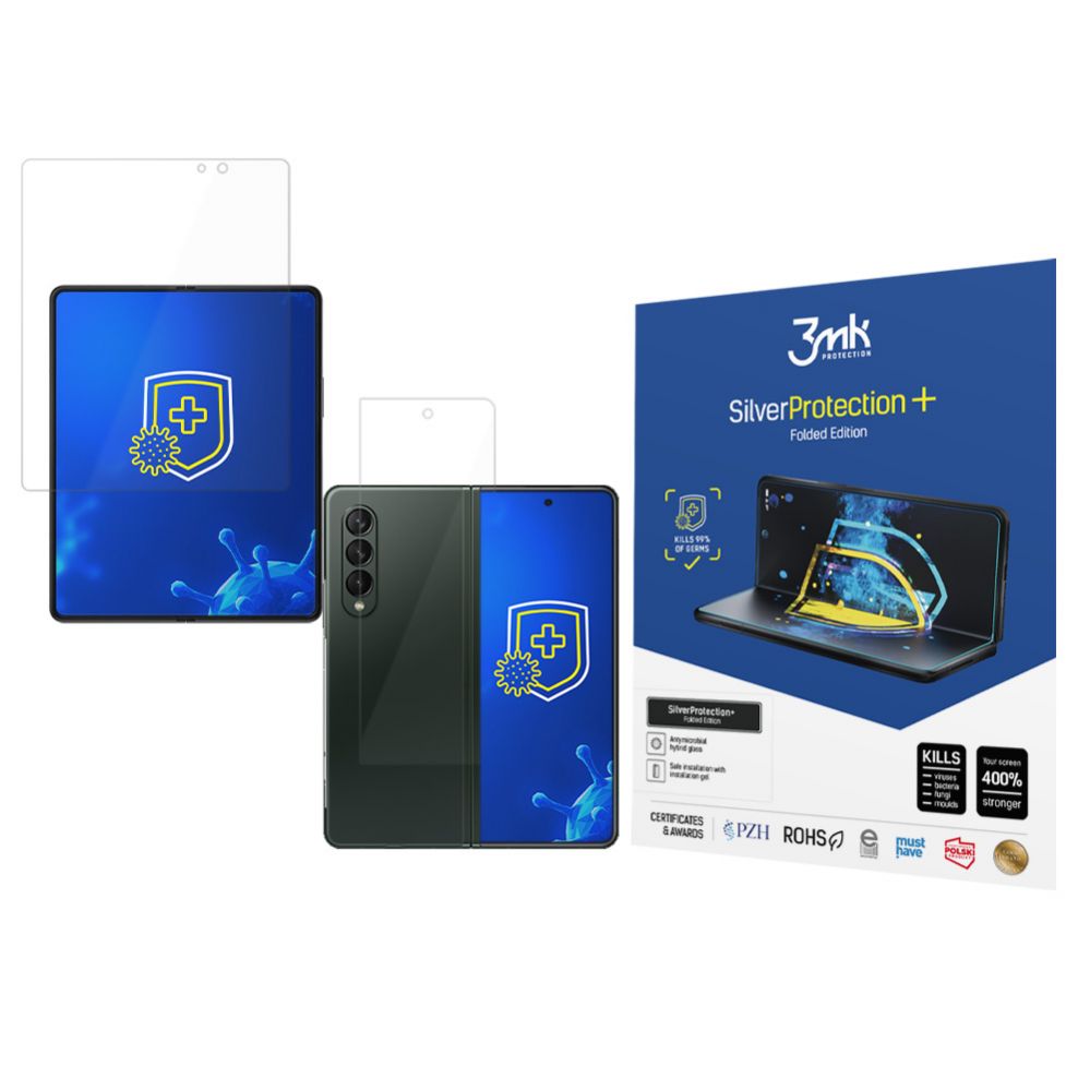 Защитное стекло 3MK  Samsung Galaxy Z Fold 3 5G - 3mk SilverProtection+ Folded Edition