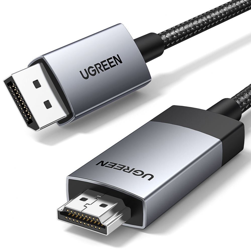 Muu telefoni lisavarustus Ugreen  Ugreen DP119 15774 DisplayPort / HDMI 4K 60Hz cable 2m - gray
