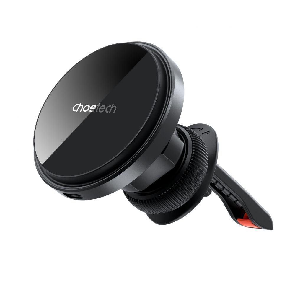 Другой аксессуар для телефона Choetech  Choetech T204-F magnetic car holder with 15W wireless charging - black